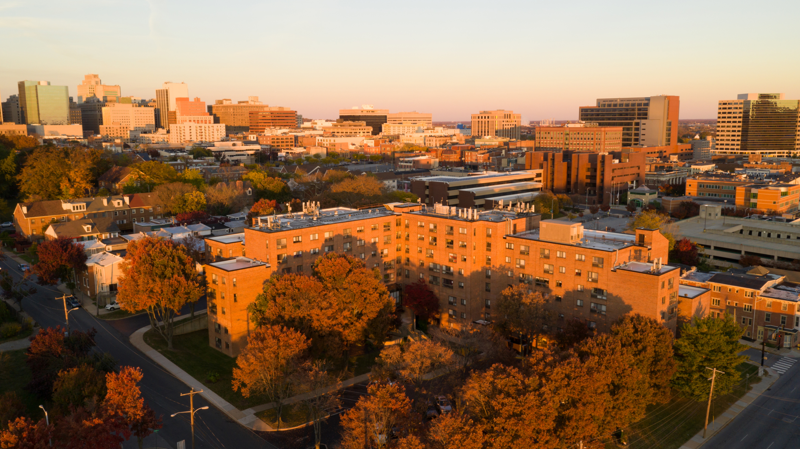 wilmington delaware in late afternoon