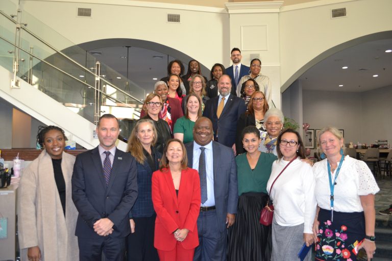 Delaware housing leaders gathered to celebrate the new centralized waitlist system in Delaware.