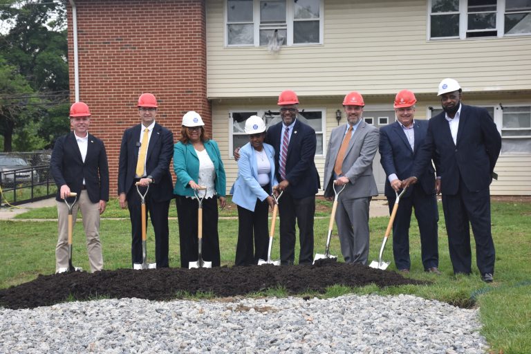 Housing partners breaking down for the new Newark Housing project.