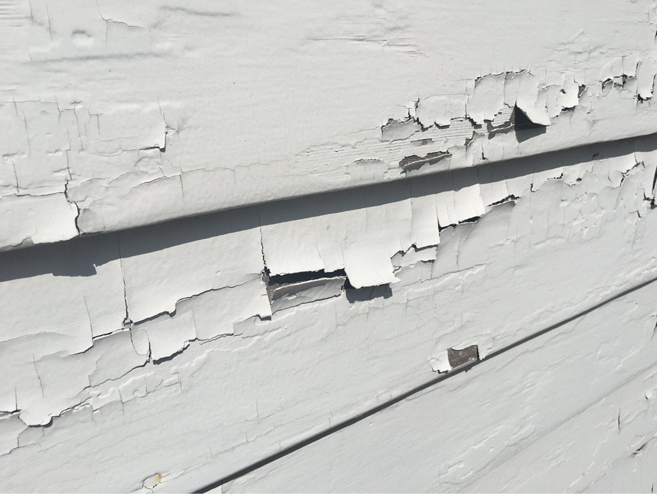 Lead paint peeling