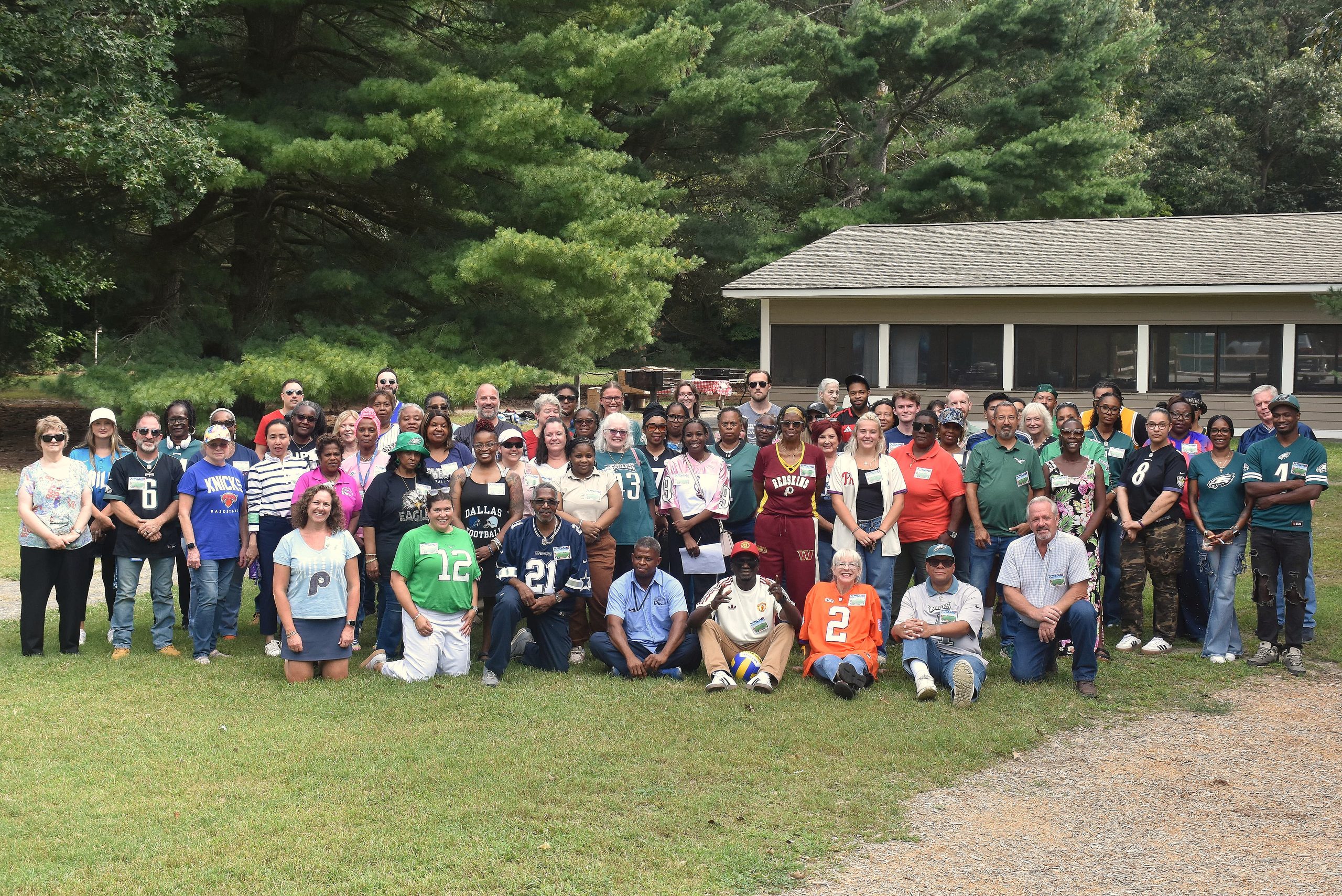 Housing Delaware staff enjoying an employee recognition event.